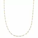 White Yellow Gold Men&#39;s Necklace GL100335