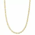 White Yellow Gold Men&#39;s Necklace GL100336