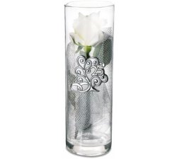 Vaso Cristallo e Argento 25° Anniversario Bongelli Preziosi CR239225