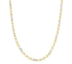 White Yellow Gold Men&#39;s Necklace GL100344