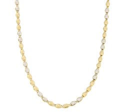 Collana Uomo Oro Giallo Bianco GL100345