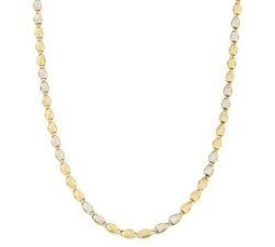 Collana Uomo Oro Giallo Bianco GL100345