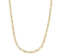 Collana Uomo Oro Giallo Bianco GL100346