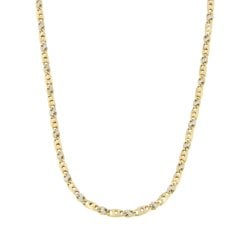 White Yellow Gold Men&#39;s Necklace GL100346
