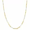 Collana Uomo Oro Giallo Bianco GL100349