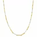 White Yellow Gold Men&#39;s Necklace GL100349