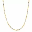 Collana Uomo Oro Giallo Bianco GL100350