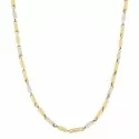 White Yellow Gold Men&#39;s Necklace GL100350