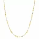 Collana Uomo Oro Giallo Bianco GL100351