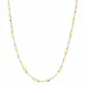White Yellow Gold Men&#39;s Necklace GL100351