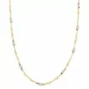 Collana Uomo Oro Giallo Bianco GL100352