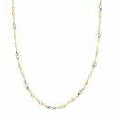 White Yellow Gold Men&#39;s Necklace GL100352