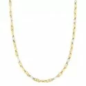 Collana Uomo Oro Giallo Bianco GL100354