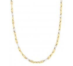 White Yellow Gold Men&#39;s Necklace GL100354