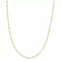 Herren-Halskette aus Weiß- und Gelbgold GL100355