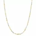 Collana Uomo Oro Giallo Bianco GL100356