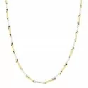 Collana Uomo Oro Giallo Bianco GL100357