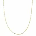 White Yellow Gold Men&#39;s Necklace GL100358