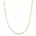 Herren-Halskette aus Weiß- und Gelbgold GL100359