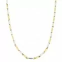 White Yellow Gold Men&#39;s Necklace GL100359