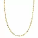 White Yellow Gold Men&#39;s Necklace GL100361