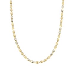 Collana Uomo Oro Giallo Bianco GL100361