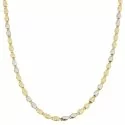 Herren-Halskette aus Weiß- und Gelbgold GL100362