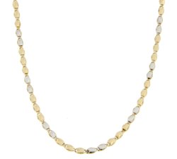 Collana Uomo Oro Giallo Bianco GL100362