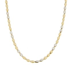 White Yellow Gold Men&#39;s Necklace GL100362