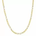 Collana Uomo Oro Giallo Bianco GL100363