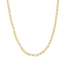 White Yellow Gold Men&#39;s Necklace GL100363