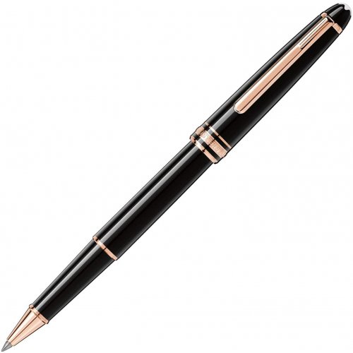 Montblanc Meisterstück Rose Gold-coated Roller Pen 112678