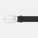 Montblanc belt in black leather 116706