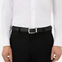 Montblanc belt in black leather 116706