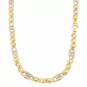 Yellow and White Gold Men's Necklace 803321732381