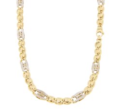 Collana Uomo in Oro Giallo e Bianco 803321732381