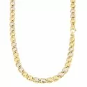 Yellow and White Gold Men's Necklace 803321732380