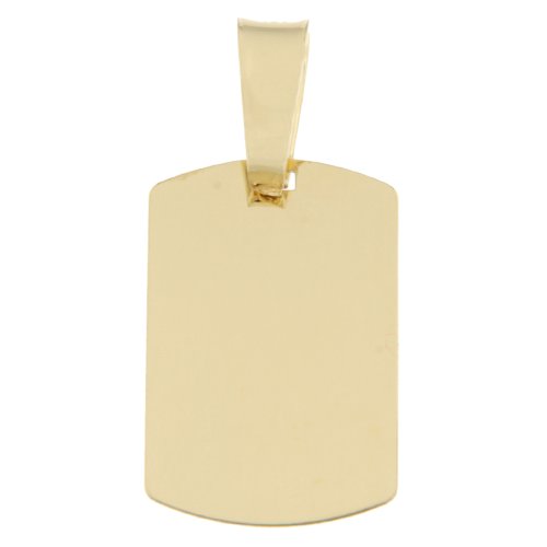 Ciondolo medaglia personalizzabile Oro giallo GL100376