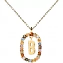 PDPaola Letter B New Letters Ladies Necklace CO01-261-U