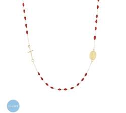 9kt Yellow Gold Women&#39;s Rosary Necklace GL-G21743940