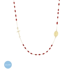 Rosenkranz-Halskette für Damen aus 9 kt Gelbgold GL-G21743940