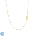 9kt Yellow Gold Women&#39;s Rosary Necklace GL-G21743914