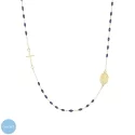 Rosenkranz-Halskette für Damen aus 9 kt Gelbgold GL-G21743910