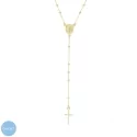9kt Yellow Gold Women&#39;s Rosary Necklace GL-G21743915