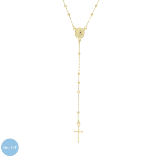 Rosenkranz-Halskette für Damen aus 9 kt Gelbgold GL-G21743915
