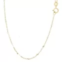 Unisex Necklace Yellow White Gold GL100377