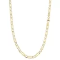 Collana Uomo Oro Giallo Bianco GL100380