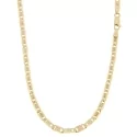 Herren-Halskette aus Weiß- und Gelbgold GL100383