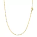White Yellow Gold Men&#39;s Necklace GL100384