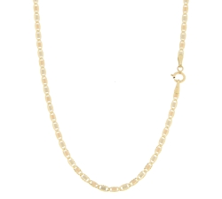 Collana Uomo Oro Giallo Bianco GL100387